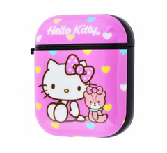Чохол BlackPink Brand для AirPods, Hello Kitty Рожевий