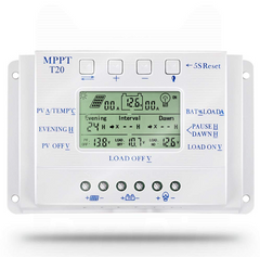 MPPT/PWM контролер заряду АКБ від сонячних батарей T20A