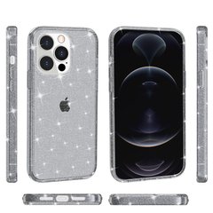 Чохол з блискавками для iPhone 12 Pro прозрачний, Чорний