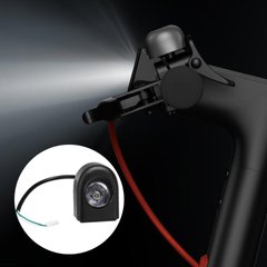 Передній ліхтарик для електросамокату Xiaomi M365/M365 PRO, Чорний