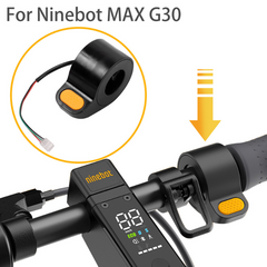 Ручка газу для Ninebot G30 Max, Чорний