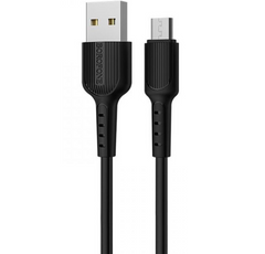 Дата кабель Borofone BX16 USB to MicroUSB (1m), Black