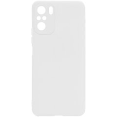 Силиконовый чехол Candy Full Camera для Xiaomi Redmi Note 10, Белый / White