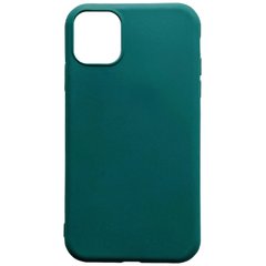 Силиконовый чехол Candy для Apple iPhone 12 Pro / 12 (6.1"), Зеленый / Forest green