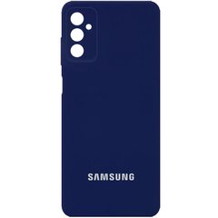 Чехол Silicone Cover Full Camera (AA) для Samsung Galaxy M52, Голубой / Lilac Blue