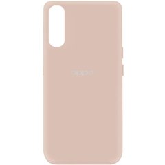 Чехол Silicone Cover My Color Full Protective (A) для Oppo Find X2, Розовый / Pink Sand