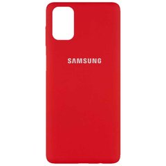 Чехол Silicone Cover Full Protective (AA) для Samsung Galaxy M51, Красный / Dark Red