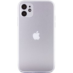 TPU+Glass чехол Matte Candy Full camera для Apple iPhone 12 (6.1"), Белый
