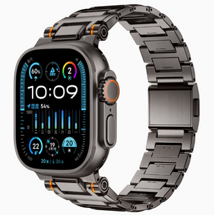 Металевий ремінець PG151 для Apple Watch 49/45/44 мм (Ultra / Series 11&ndash;1), titanium