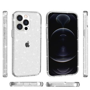 Чохол з блискавками для iPhone 15 Pro прозорий, Прозрачный