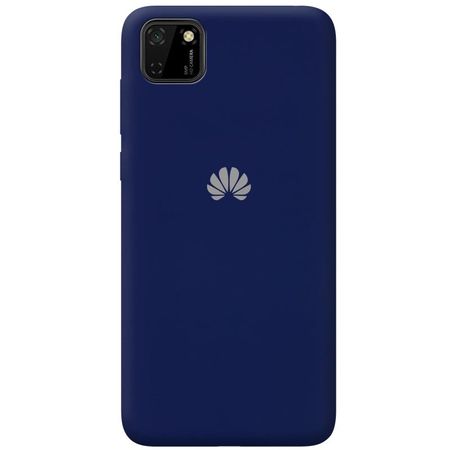 Чехол Silicone Cover Full Protective (AA) для Huawei Y5p, Темно-синий / Midnight blue