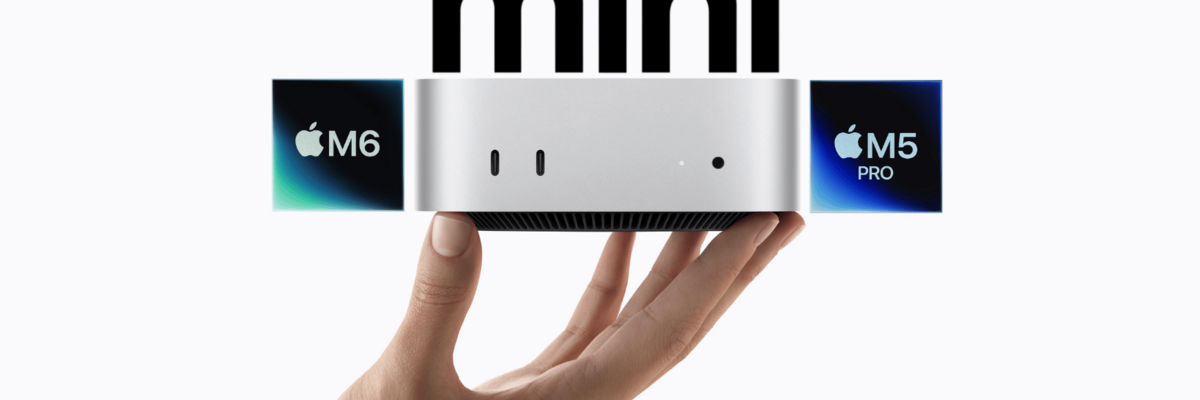 Новый Mac mini с M6 и M5 Pro: маленький компьютер Apple стал