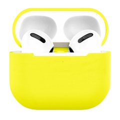 Силиконовый футляр для наушников AirPods 3, Желтый / Neon Yellow