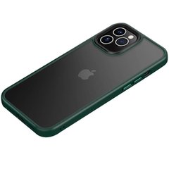 TPU+PC чехол Metal Buttons для Apple iPhone 12 Pro / 12 (6.1"), Зеленый