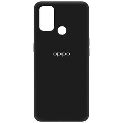 Чехол Silicone Cover My Color Full Protective (A) для Oppo A53 / A32 / A33, Черный / Black