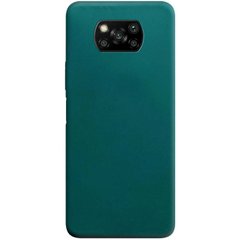 Силиконовый чехол Candy для Xiaomi Poco X3 NFC / Poco X3 Pro, Зеленый / Forest green