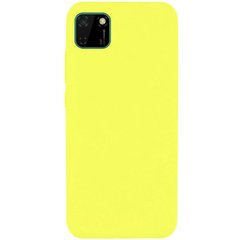 Чехол Silicone Cover Full without Logo (A) для Huawei Y5p, Желтый / Flash