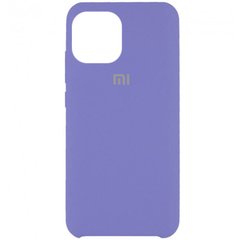 Чехол Silicone Cover (AAA) для Xiaomi Mi 11, Сиреневый / Elegant Purple