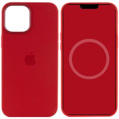 Чехол Silicone case (AAA) full with Magsafe and Animation для Apple iPhone 12 Pro Max (6.7"), Красный / Red