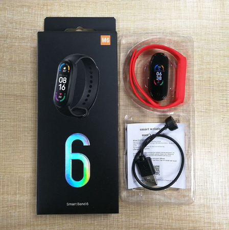 Фитнес трекер Smart Band М6, Red