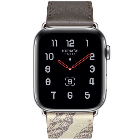 Ремешок кожаный BlackPink Классика для Apple Watch 38/40mm, Серый