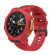 Силіконовий ремінець Armor Sport із захисним корпусом для Amazfit T-Rex 3 Pro, 22 мм, червоний