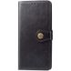 Кожаный чехол книжка GETMAN Gallant (PU) для Xiaomi Redmi Note 10 5G / Poco M3 Pro, Черный