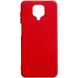 Силиконовый чехол Candy для Xiaomi Redmi Note 9s / Note 9 Pro / Note 9 Pro Max, Красный