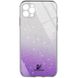 TPU+Glass чехол Swarovski для Apple iPhone 13 Pro (6.1"), Фиолетовый