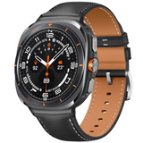 Кожаный ремешок 22 мм для Samsung Galaxy Watch Ultra / 7 Ultra Чорний