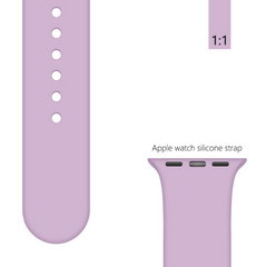 Ремінець BlackPink Силіконовий для Apple Watch 42/44mm Розмір S Бузковий