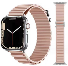 Силиконовый ремешок Alpine LOOP Apple Watch 38/40/41 AAA+, Рожевий