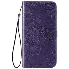 Кожаный чехол (книжка) Art Case с визитницей для TECNO POP 3, Фиолетовый