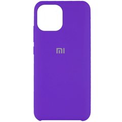 Чехол Silicone Cover (AAA) для Xiaomi Mi 11, Фиолетовый / Violet