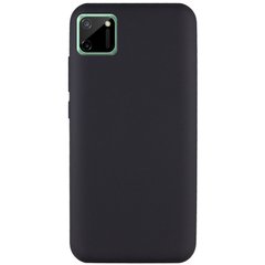 Чехол Silicone Cover Full without Logo (A) для Realme C11, Черный / Black