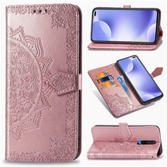 Кожаный чехол (книжка) Art Case с визитницей для Xiaomi Redmi K30 / Poco X2, Розовый