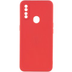 Силиконовый чехол Candy Full Camera для Oppo A31, Красный / Camellia