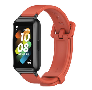 Силиконовый ремешок Mijobs для Huawei Band 10 / 9 / 8 &mdash; сменный браслет для фитнес-браслета,Red/Black