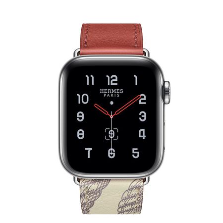 Ремешок кожаный BlackPink Классика для Apple Watch 38/40mm, Красный