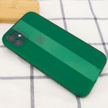 Чехол TPU Glossy Line Full Camera для Apple iPhone 12 (6.1"), Зеленый