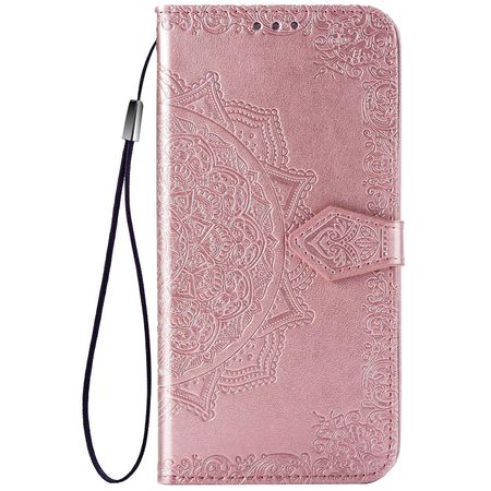 Кожаный чехол (книжка) Art Case с визитницей для Xiaomi Redmi K30 / Poco X2, Розовый