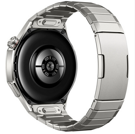 Титановый ремешок с геометрическими гранями для Huawei Watch GT 5 Pro (Quick Release),Срібний