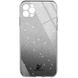 TPU+Glass чехол Swarovski для Apple iPhone 13 Pro (6.1"), Черный