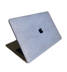 Чехол накладка c эко кожи на MacBook Air 15 (A2941), Голубой