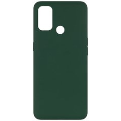 Чехол Silicone Cover Full without Logo (A) для Oppo A53 / A32 / A33, Зеленый / Dark green
