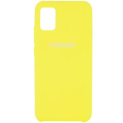Чехол Silicone Cover (AAA) для Samsung Galaxy A31, Желтый / Bright Yellow