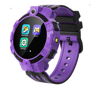 Дитячий смарт годинник (Геолокація+SOS+GPS) Y04, Violet