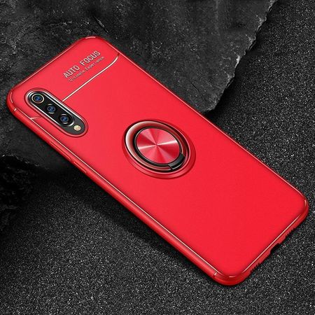 TPU чехол Deen ColorRing под магнитный держатель (opp) для Samsung Galaxy A50 (A505F) / A50s / A30s, Красный / Красный