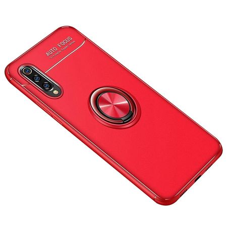 TPU чехол Deen ColorRing под магнитный держатель (opp) для Samsung Galaxy A50 (A505F) / A50s / A30s, Красный / Красный