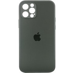 TPU+Glass чехол Matte Candy Full camera для Apple iPhone 12 Pro Max (6.7"), Зеленый